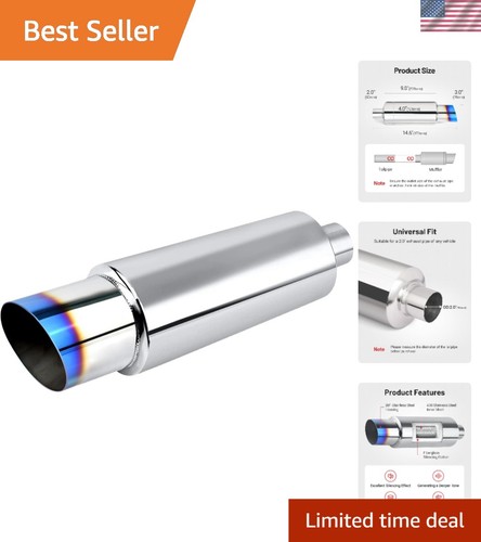 Straight through exhaust - straight-through,